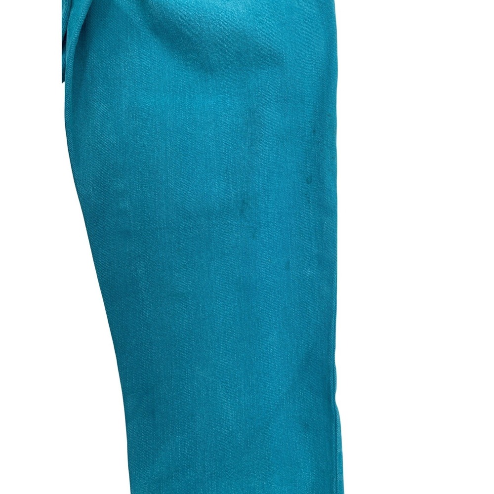 J.Crew Toothpick Skinny Jeans Teal Blue Stretch Denim Womens 32 Cropped 77088 - Picture 6 of 8